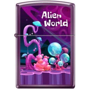 Cool Alien World zippo Lighter